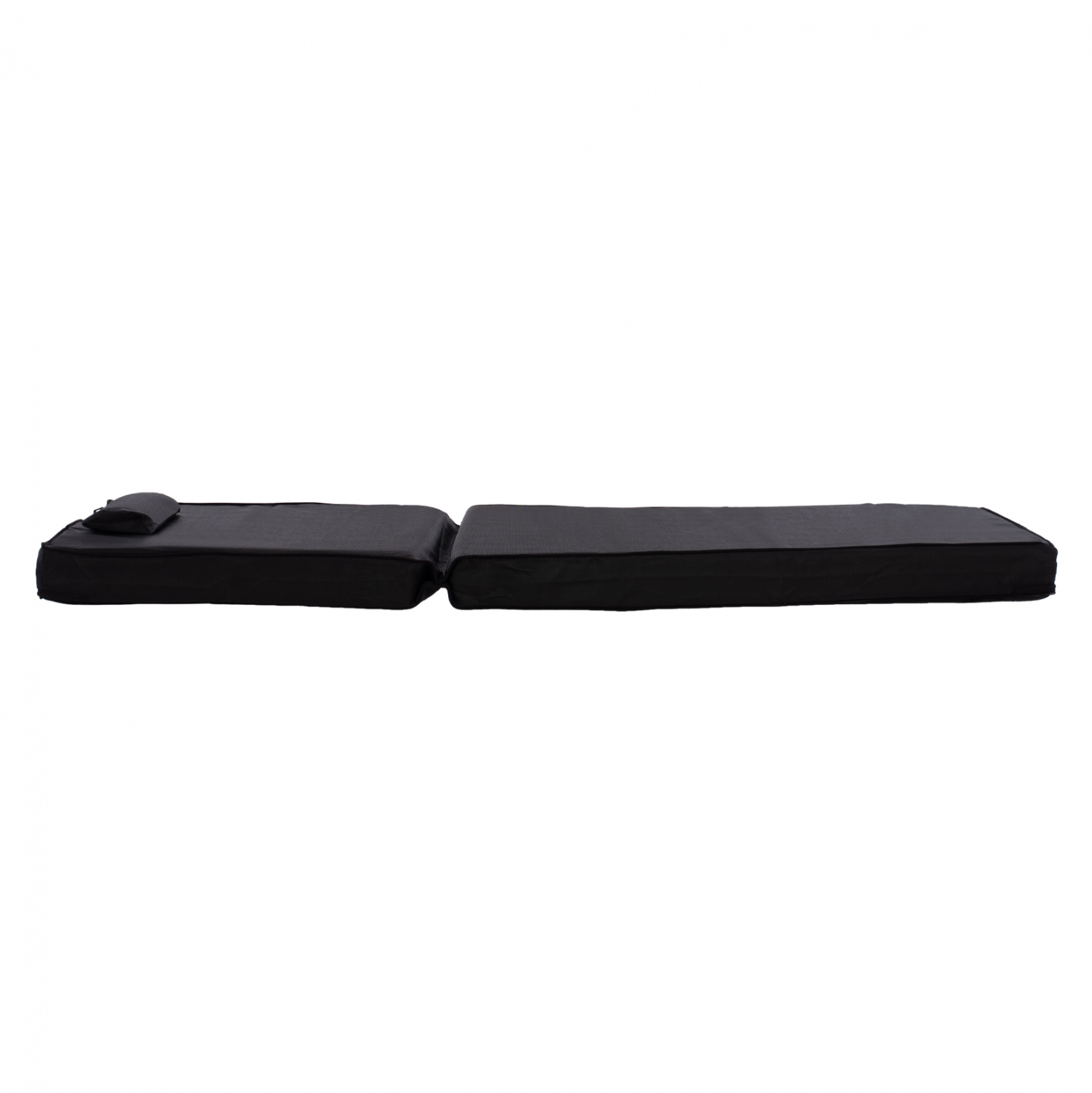 ΜΑΞΙΛΑΡΙ ΞΑΠΛΩΣΤΡΑΣ TEXTILENE 600gr/m2 2X1 SIFNOS ΜΑΥΡΟ HM11237.05T 194x70x11 εκ. 4