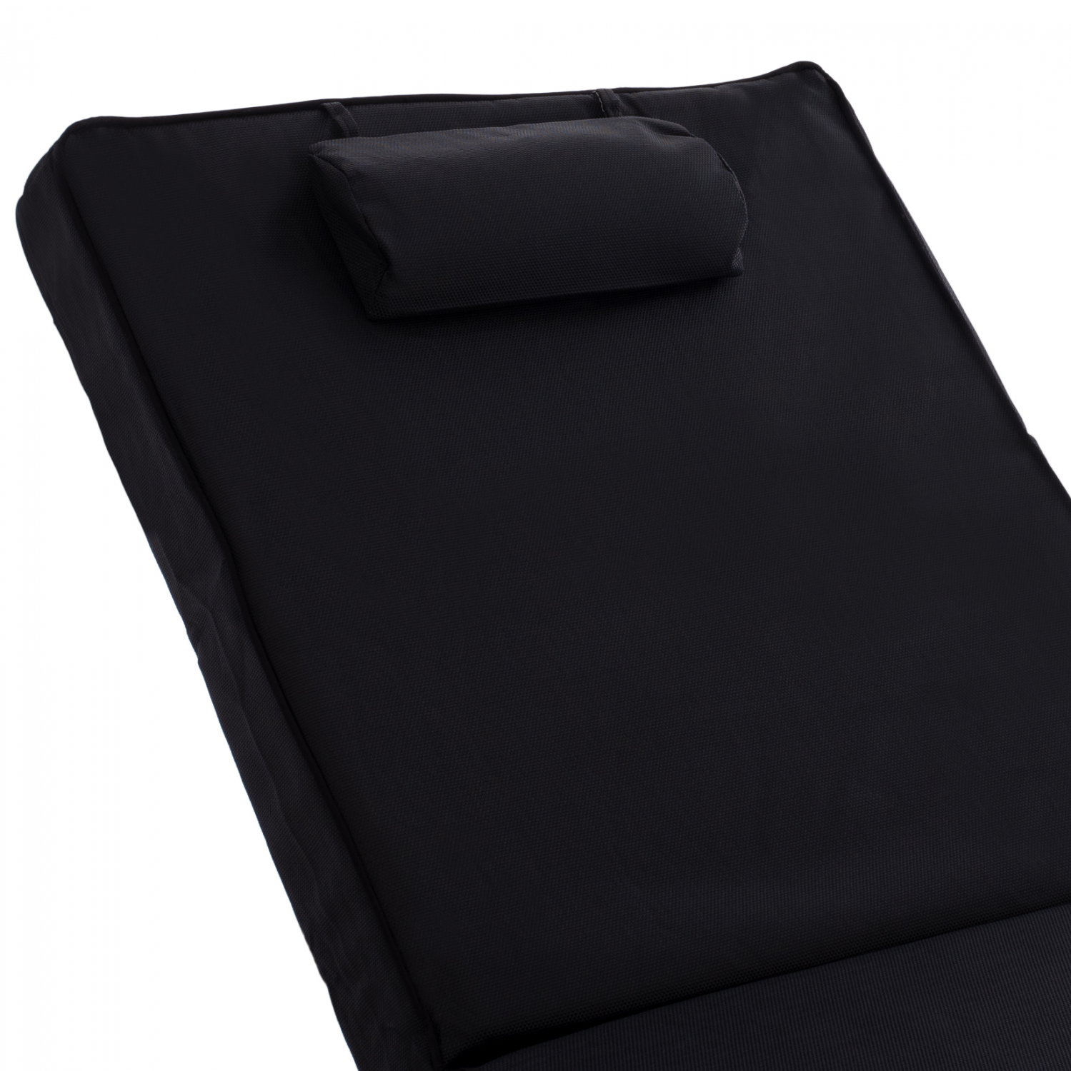 ΜΑΞΙΛΑΡΙ ΞΑΠΛΩΣΤΡΑΣ TEXTILENE 600gr/m2 2X1 SIFNOS ΜΑΥΡΟ HM11237.05T 194x70x11 εκ. 5
