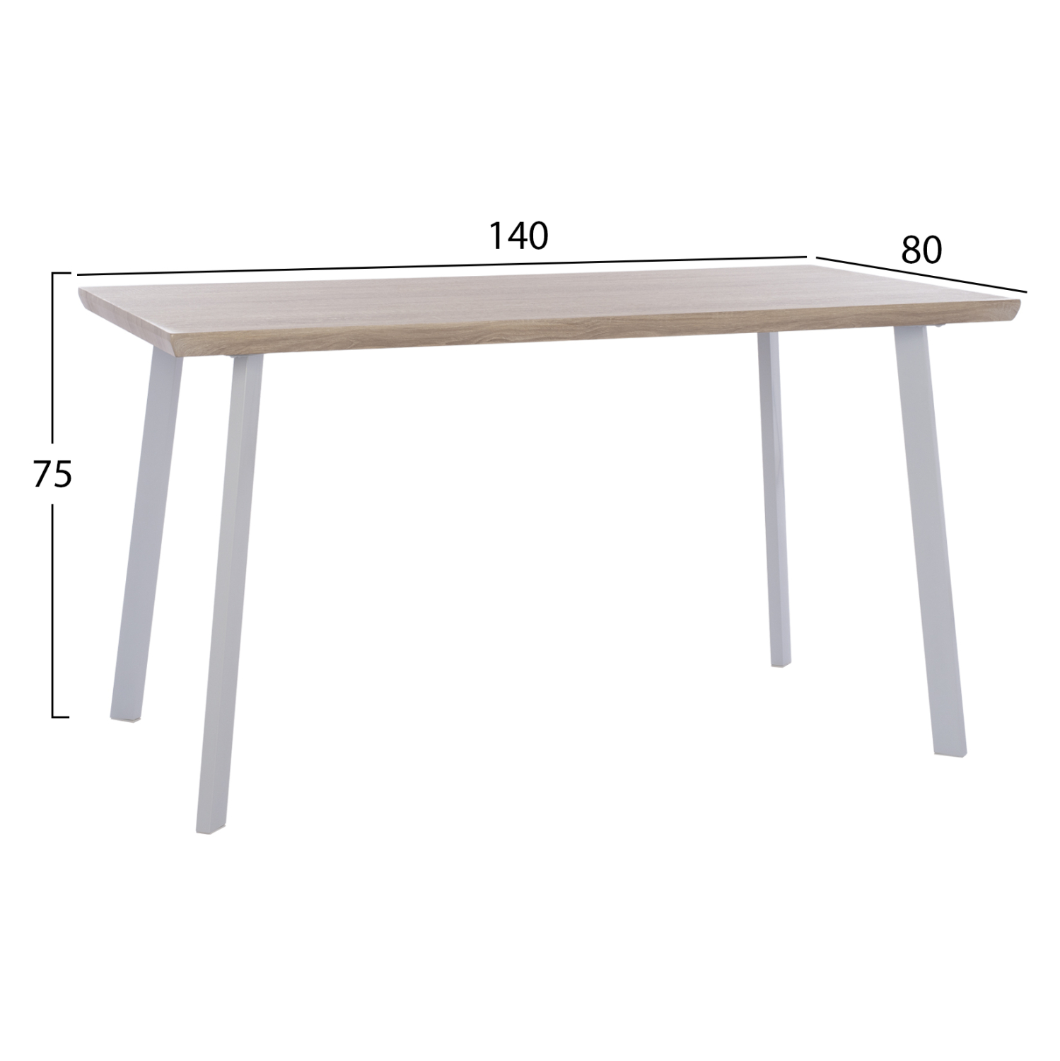 ΣΕΤ ΤΡΑΠΕΖΑΡΙΑΣ 5ΤΜΧ OFIRA HM10634 MDF TOP ΣΕ SONAMA--ΛΕΥΚΕΣ ΚΑΡΕΚΛΕΣ 2