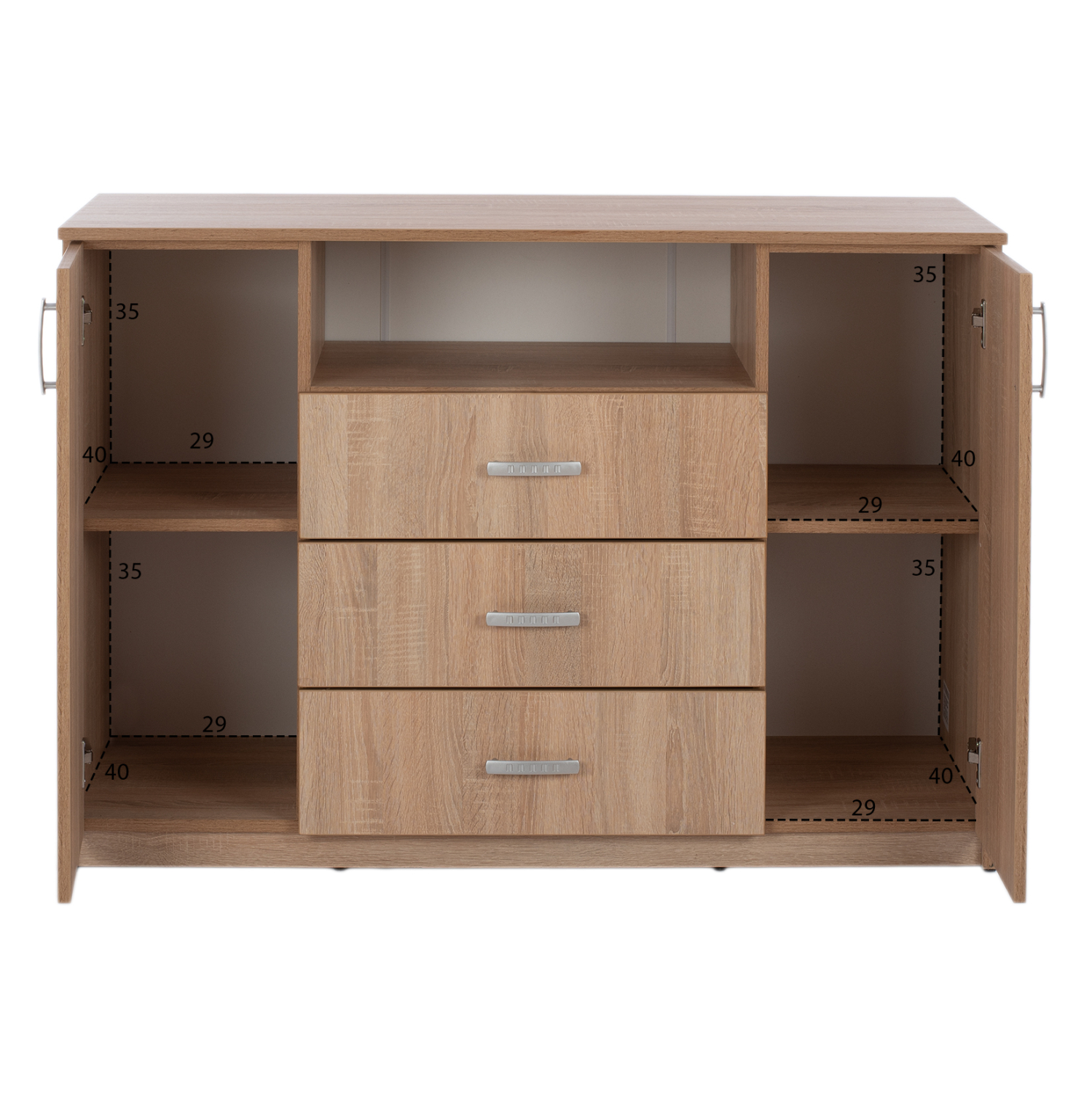 ΣΕΤ ΚΡΕΒΑΤΟΚΑΜΑΡΑΣ 6ΤΜΧ ADLER HM11759 ΜΕΛΑΜΙΝΗ SONAMA OAK-ΓΙΑ ΣΤΡΩΜΑ 160x200εκ 7