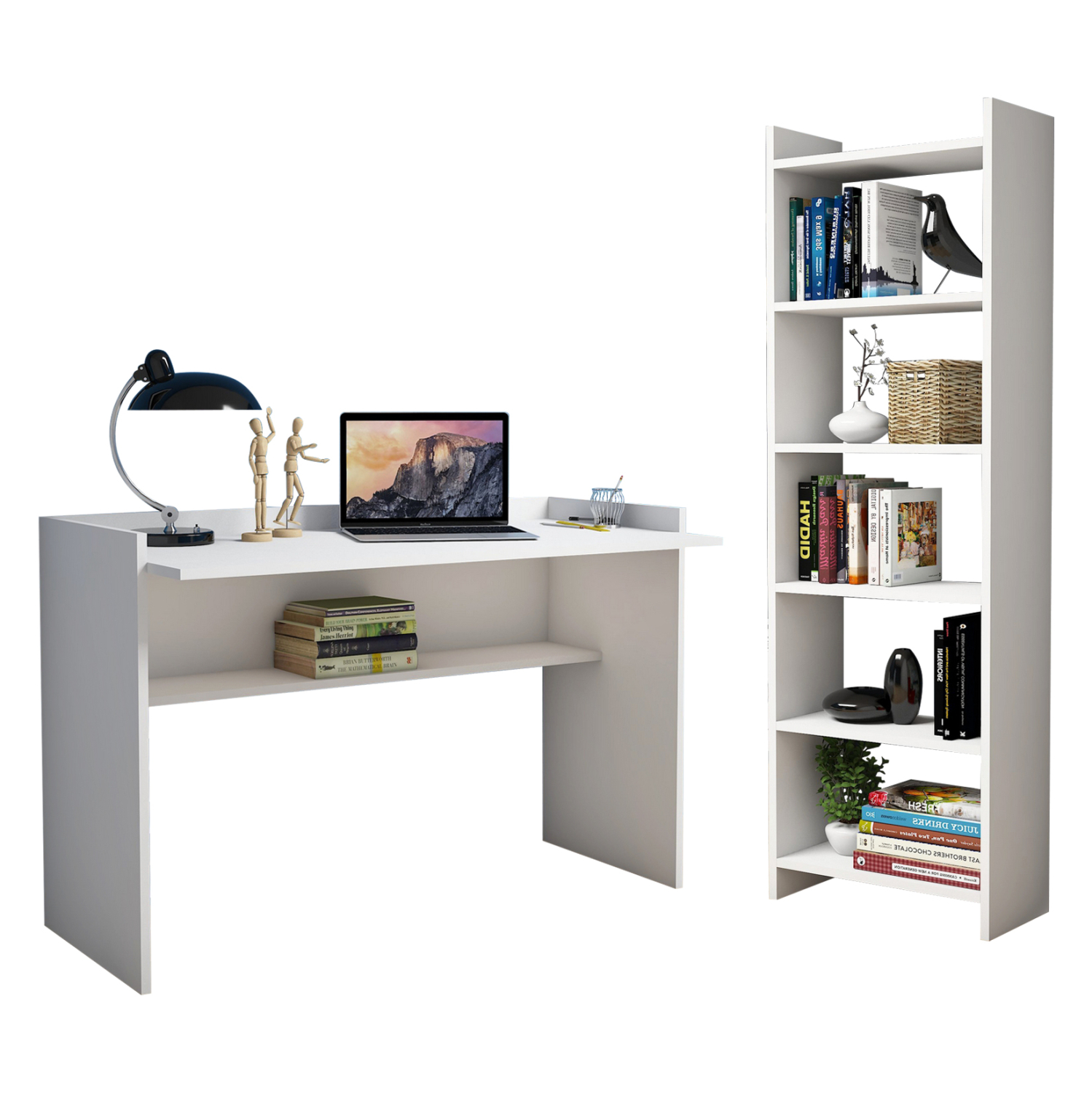 ΣΕΤ ΓΡΑΦΕΙΟΥ 2ΤΜΧ HM11774.11 ΛΕΥΚΗ ΜΕΛΑΜΙΝΗ 1