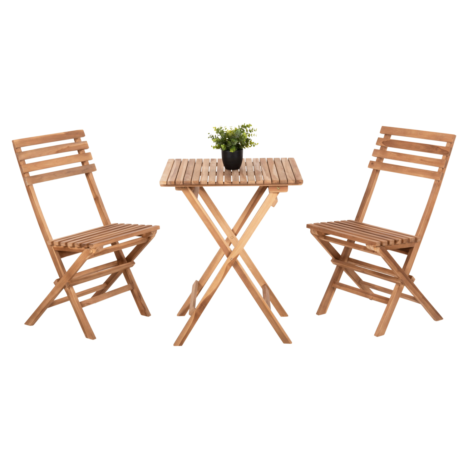 ΣΕΤ 3ΤΜΧ ΕΞΩΤ.ΧΩΡΟΥ ΠΤΥΣΣΟΜΕΝΟ KENDYR HM9907 ΜΑΣΙΦ TEAK ΞΥΛΟ-ΦΥΣΙΚΟ 46x50x88,5Υ 1