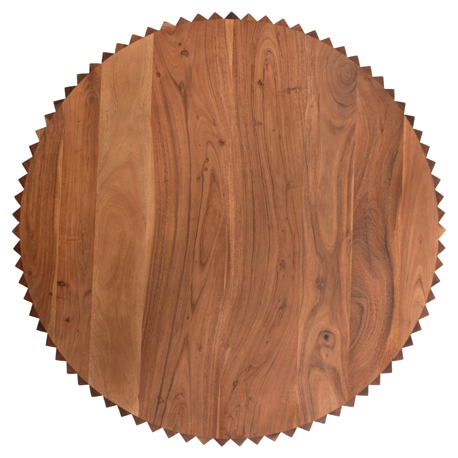 ΣΕΤ 2ΤΜΧ ΤΡΑΠΕΖΙΑ ΣΑΛΟΝΙΟΥ ΣΤΡΟΓΓΥΛΑ SEDGE HM11944 ΜΑΣΙΦ ΑΚΑΚΙΑ Φ90 &amp; Φ40εκ. 9