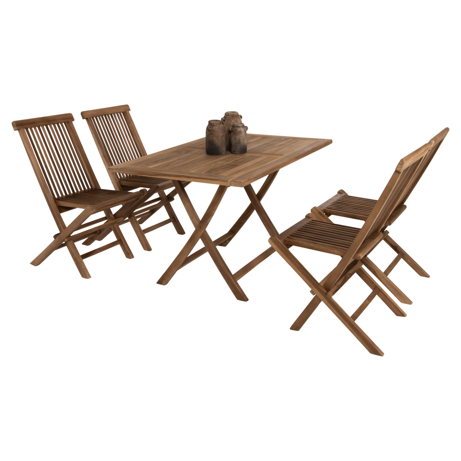 ΣΕΤ ΤΡΑΠΕΖΑΡΙΑΣ ΕΞΩΤ. ΧΩΡΟΥ 5ΤΜΧ KENDALL HM11955 ΜΑΣΙΦ ΞΥΛΟ TEAK ΦΥΣΙΚΟ 4