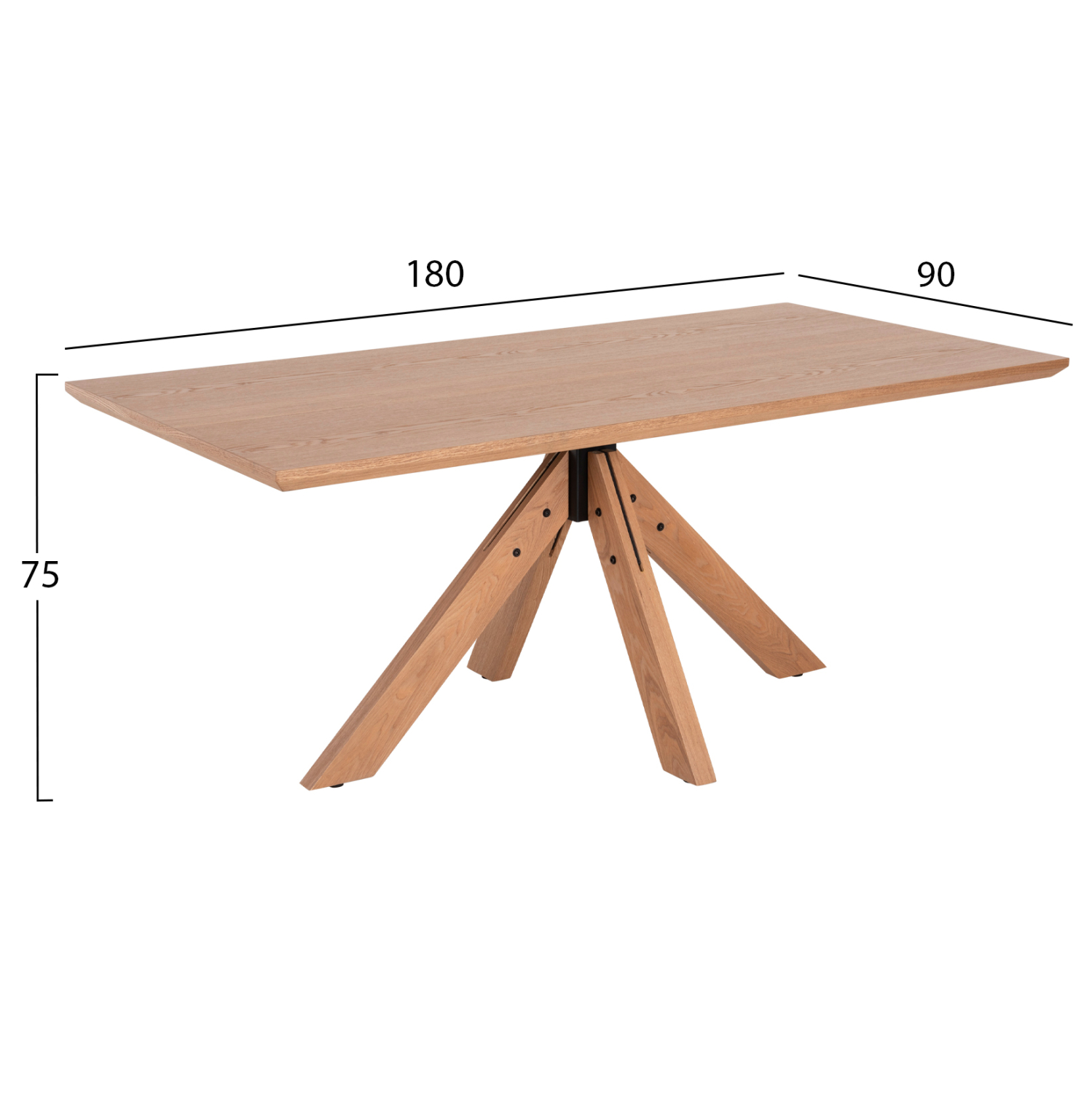 ΣΕΤ ΤΡΑΠΕΖΑΡΙΑ ΕΣΩΤΕΡΙΚΟΥ ΧΩΡΟΥ 7ΤΜΧ PAOLO HM21053 ΤΡΑΠΕΖΙ &amp; 6 ΚΑΡΕΚΛΕΣ ΜΑΥΡΕΣ 2