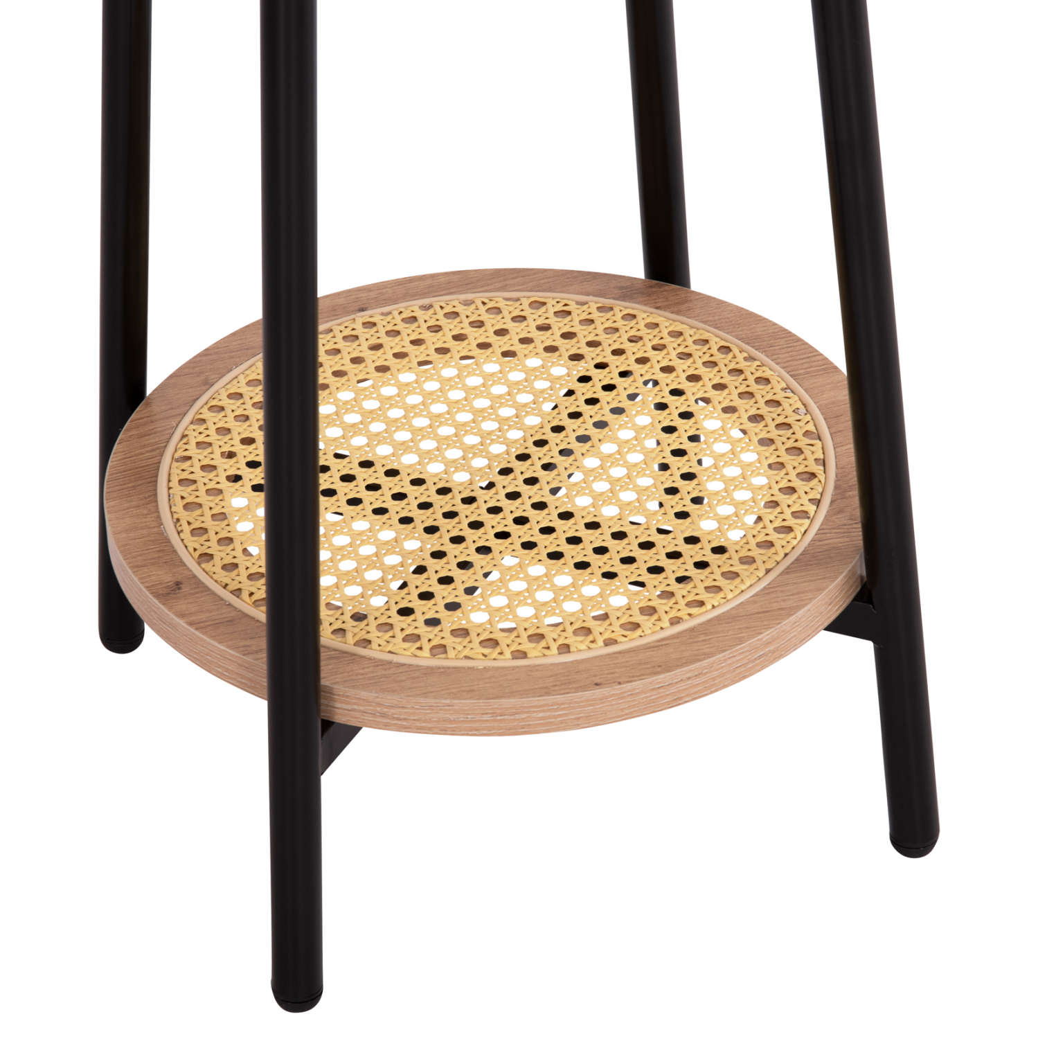 ΣΕΤ 2ΤΜΧ ΤΡΑΠΕΖΙΑ ΣΑΛΟΝΙΟΥ SEWELL HM21087 MDF-ΜΕΤΑΛΛΟ-ΣΥΝΘΕΤΙΚΟ RATTAN Φ80εκ &amp; Φ45εκ 5