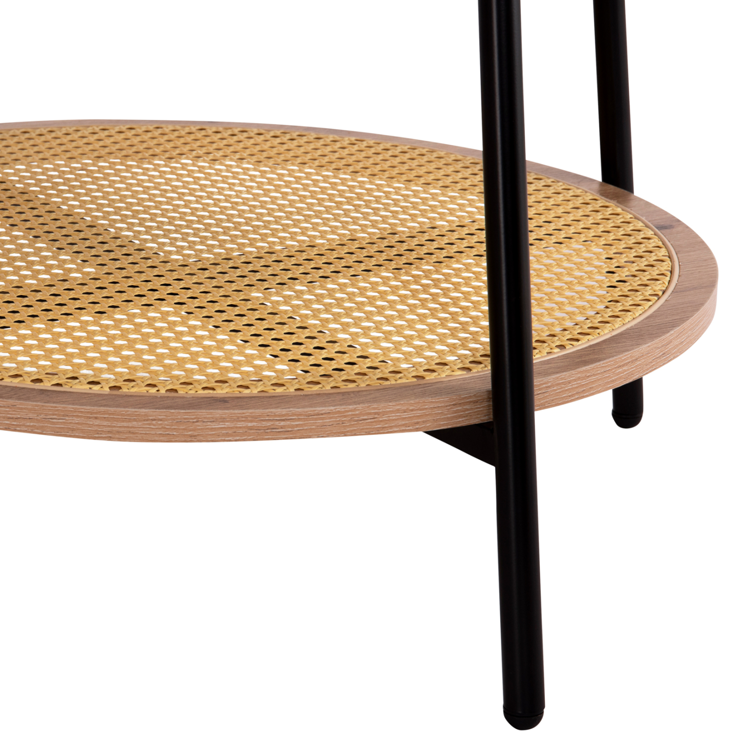 ΣΕΤ 2ΤΜΧ ΤΡΑΠΕΖΙΑ ΣΑΛΟΝΙΟΥ SEWELL HM21087 MDF-ΜΕΤΑΛΛΟ-ΣΥΝΘΕΤΙΚΟ RATTAN Φ80εκ &amp; Φ45εκ 7