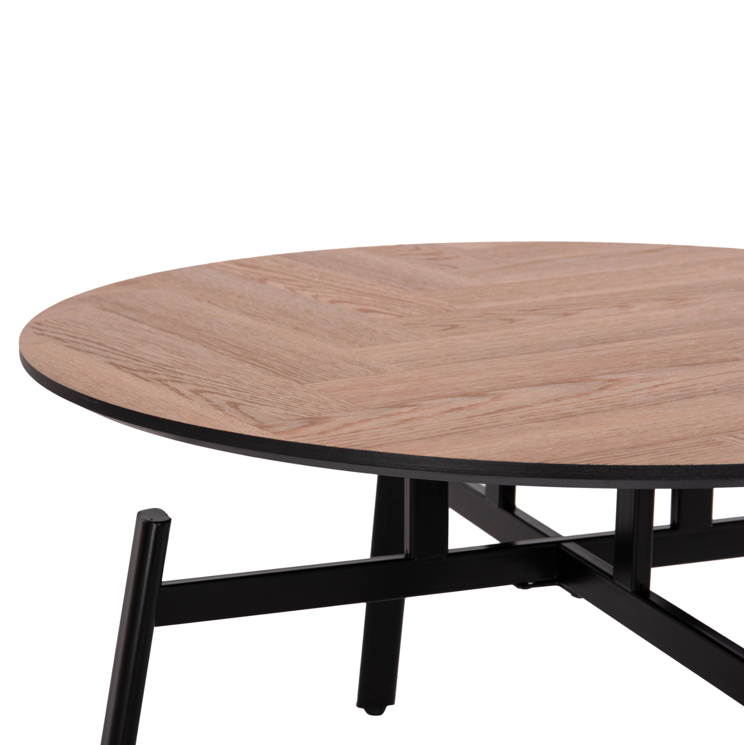 ΣΕΤ 2ΤΜΧ ΤΡΑΠΕΖΙΑ ΣΑΛΟΝΙΟΥ NORTON HM21088 MDF-ΜΕΤΑΛΛΟ Φ80εκ &amp; Φ45εκ 5
