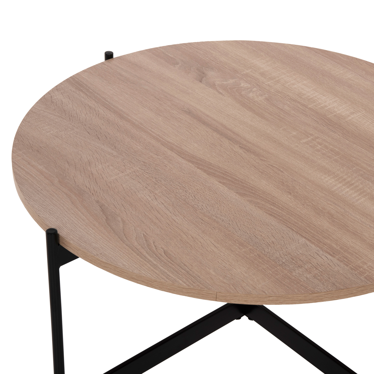 ΣΕΤ 2ΤΜΧ ΤΡΑΠΕΖΙΑ ΣΑΛΟΝΙΟΥ RONDA HM21089.02 MDF ΣΟΝΑΜΑ Φ80εκ &amp; Φ50εκ 5