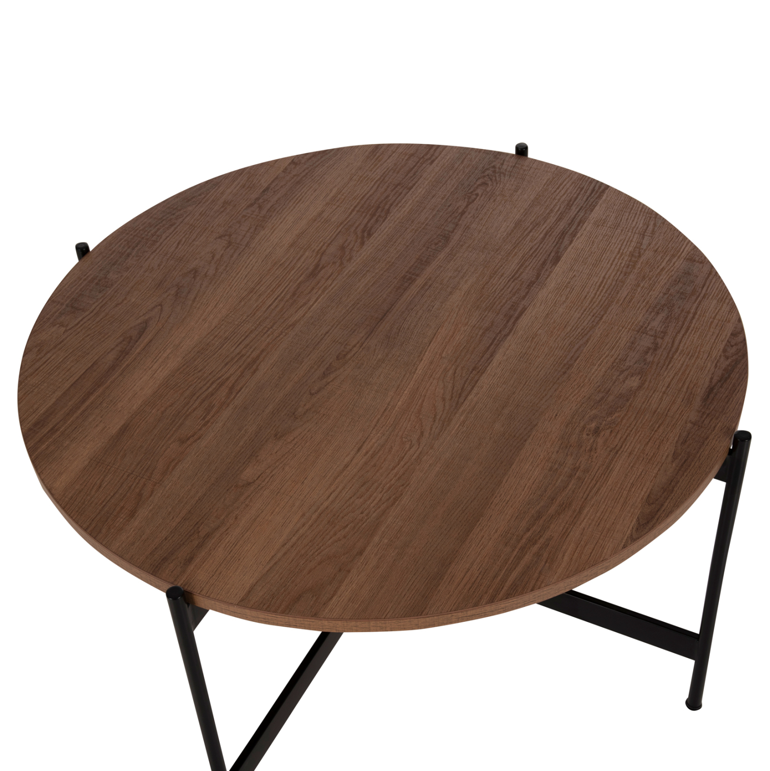 ΣΕΤ 2ΤΜΧ ΤΡΑΠΕΖΙΑ ΣΑΛΟΝΙΟΥ RONDA HM21089.03 MDF ΣΕ ΚΑΡΥΔΙ ΧΡΩΜΑ Φ80εκ &amp; Φ50εκ 5