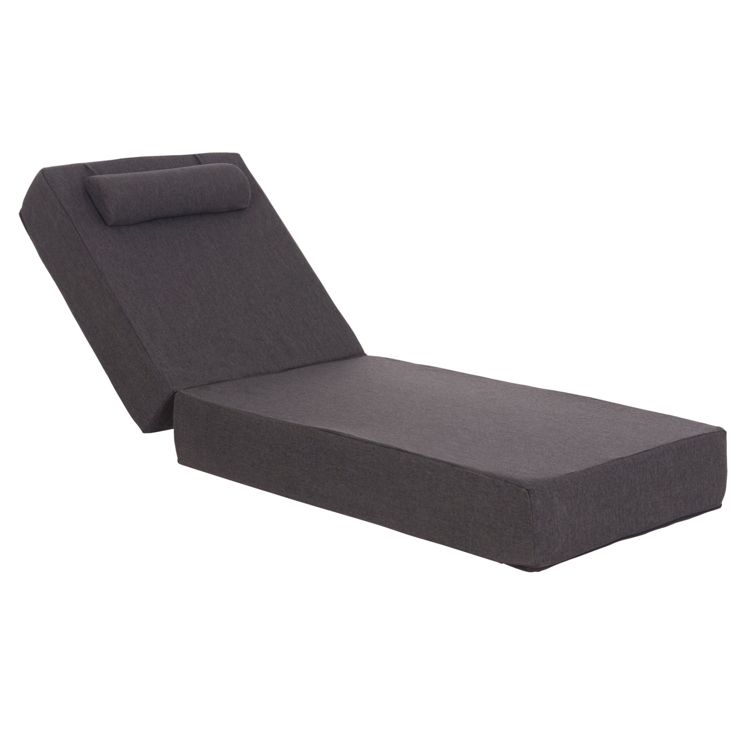 ΜΑΞΙΛΑΡΙ ΞΑΠΛΩΣΤΡΑΣ KIHEI HM21094.03 OLEFIN ΣΚΟΥΡΟ ΓΚΡΙ ΜΕ FOAM 198x70x20Υεκ 1