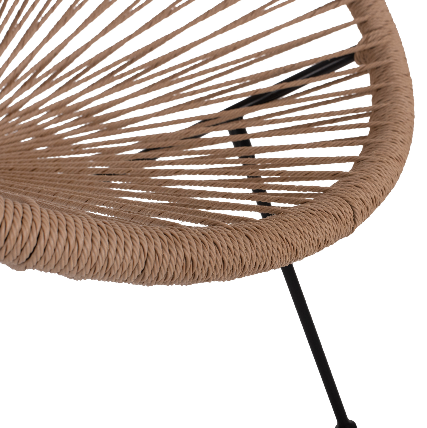 ΣΕΤ ΕΞΩΤΕΡΙΚΟΥ ΧΩΡΟΥ 3ΤΜΧ ACAPULCO HM21100 TWISTED WICKER-ΜΕΤΑΛΛΟ 7