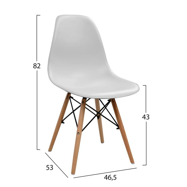 ΣΕΤ ΤΡΑΠΕΖΑΡΙΑΣ 5ΤΜΧ HM10349.02 ΤΡΑΠΕΖΙ &amp; ΚΑΡΕΚΛΕΣ TWIST 120x70x76,5 cm 3