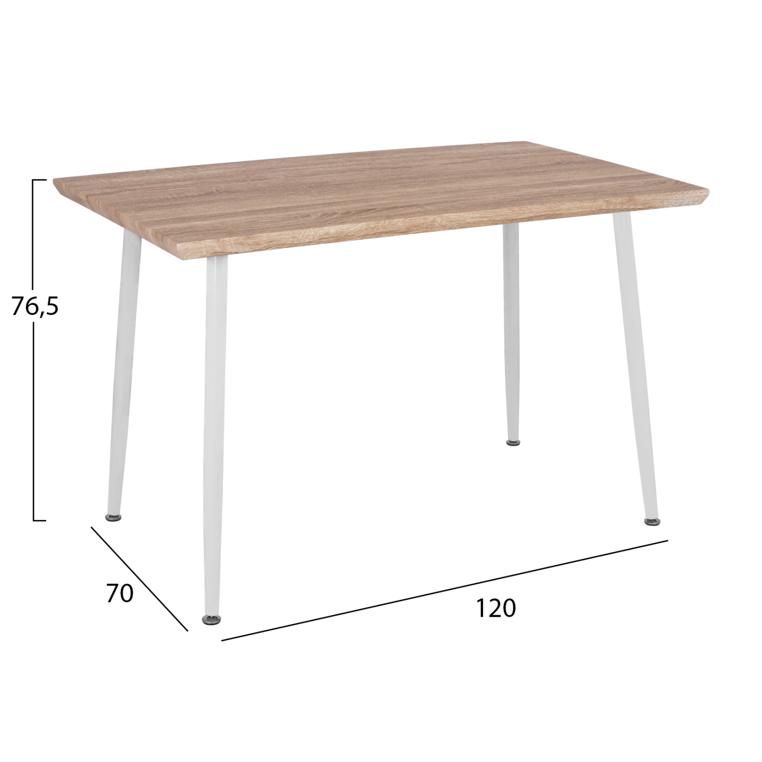 ΣΕΤ ΤΡΑΠΕΖΑΡΙΑΣ 5ΤΜΧ PALOMA HM10382 MDF TOP ΣΕ SONAMA--ΜΠΕΖ ΚΑΡΕΚΛΕΣ 2
