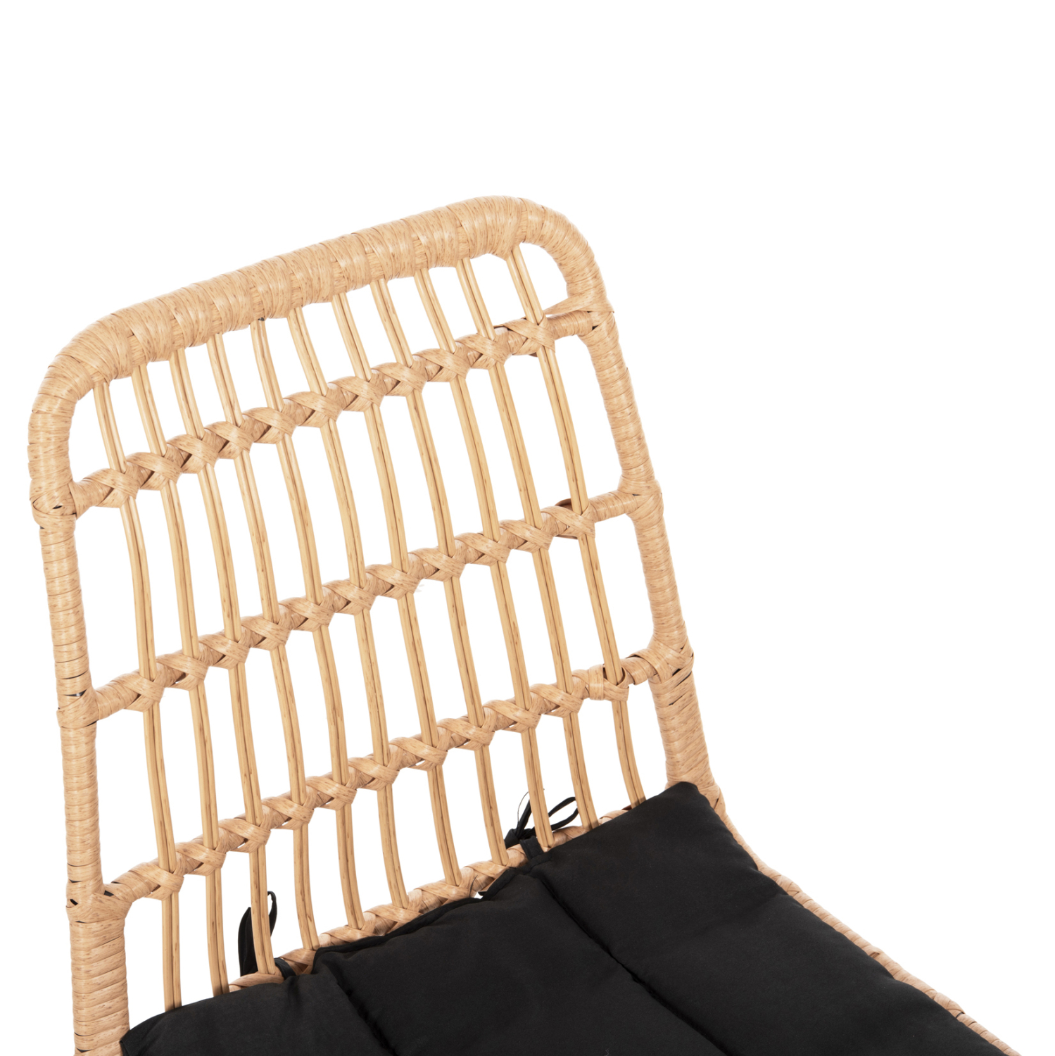 ΣΕΤ ΤΡΑΠΕΖΑΡΙΑΣ 7ΤΜΧ ALLEGRA HM10495 WICKER ΜΠΕΖ-ΜΕΤΑΛΛΟ ΜΑΥΡΟ 9