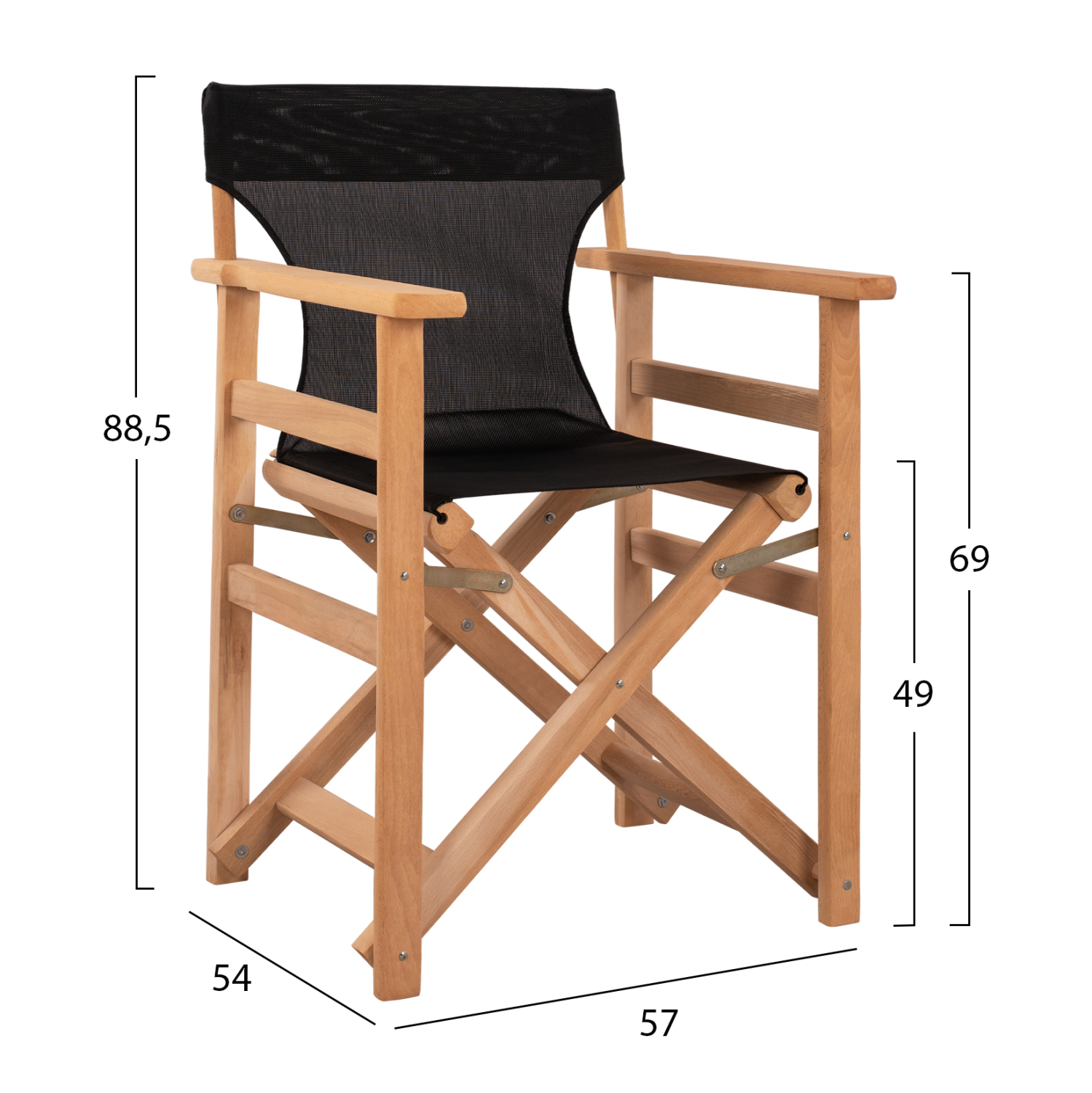 ΚΑΡΕΚΛΑ ΣΚΗΝΟΘΕΤΗ ΛΗΜΝΟΣ ΕΜΠΟΤΙΣΜΟΥ ΣΕ ΦΥΣΙΚΟ ΧΡΩΜΑ ΜΕ ΜΑΥΡΟ ΜΑΞΙΛΑΡΙ HM10543.05 57x54x88.5 cm. 2