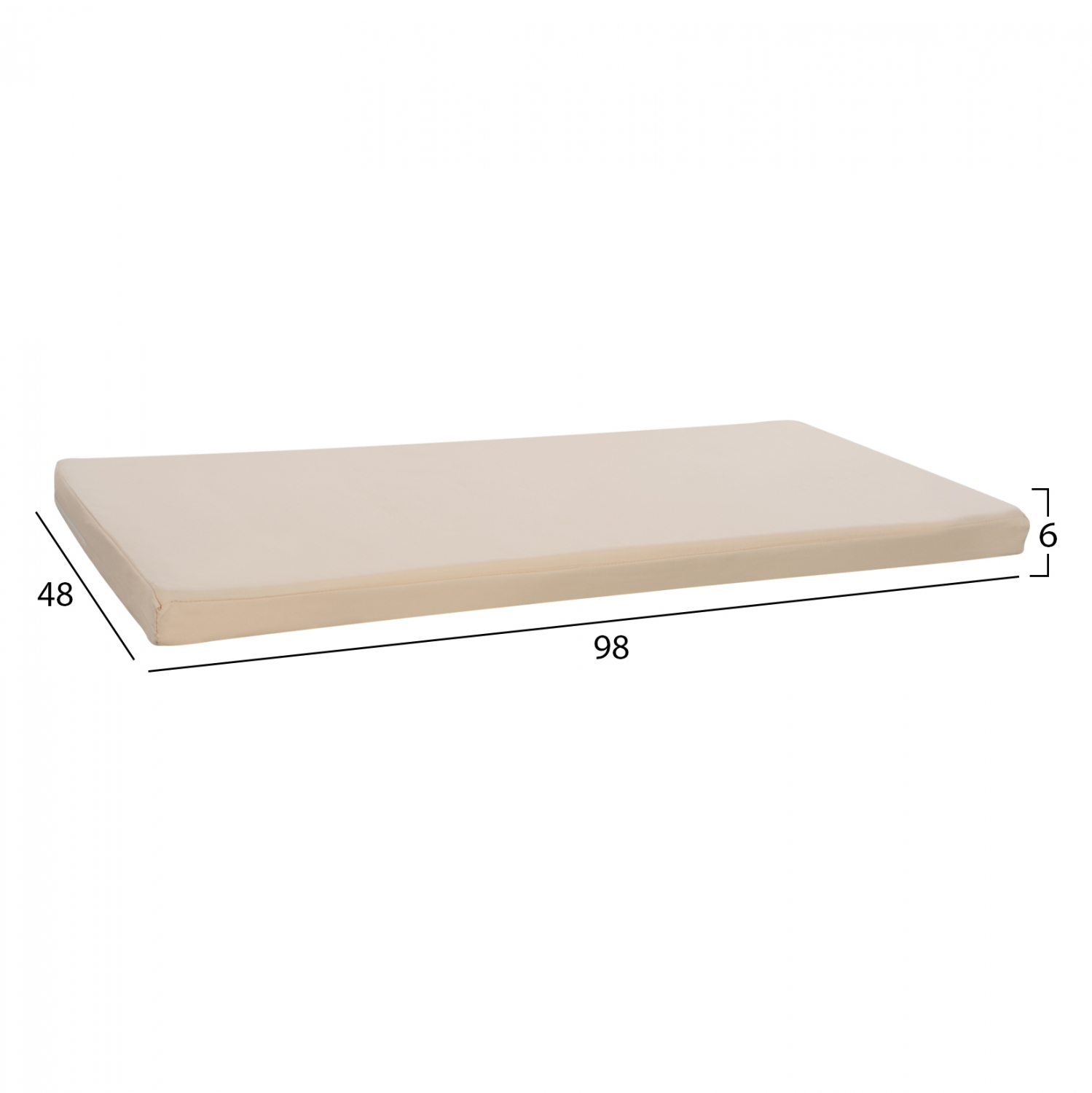 ΜΑΞΙΛΑΡΙ ΓΙΑ ΠΑΓΚΑΚΙ POLYESTER CHIOS ΜΠΕΖ HM11241.01P 98Χ48Χ6εκ. 2