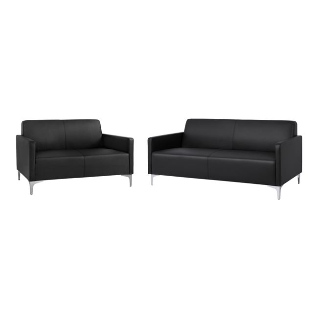 ΣΕΤ 2 ΤΜΧ ΚΑΝΑΠΕΣ 3ΘΕΣΙΟΣ ΚΑΙ 2ΘΕΣΙΟΣ NELLIE HM11274.01 ΜΑΥΡΟ ΧΡΩΜΑ 1
