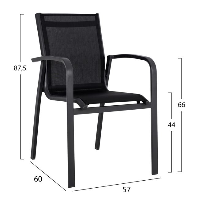 ΣΕΤ 5ΤΜΧ ΤΡΑΠΕΖΙ ΑΛΟΥΜΙΝΙΟΥ &amp; ΠΟΛΥΘΡΟΝΕΣ ΑΛΟΥΜΙΝΙΟΥ ΑΝΘΡΑΚΙ HM10592.02 3