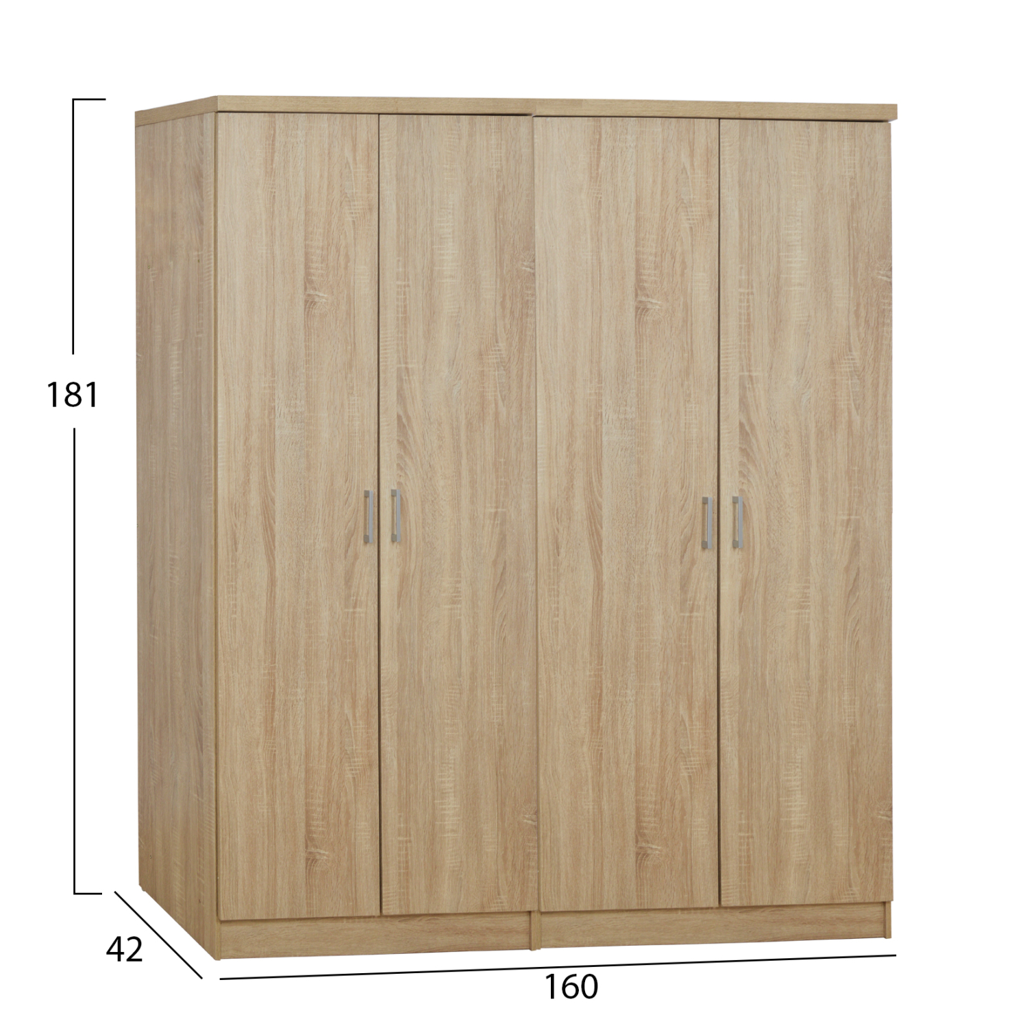 ΣΕΤ 2 ΤΜΧ ΝΤΟΥΛΑΠΑ 4ΦΥΛΛΗ SONAMA 160X42X181 HM11350.02 2