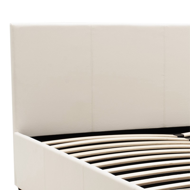 Κρεβάτι Norse pakoworld pu λευκό με αποθηκευτικό χώρο 160x200εκ 6