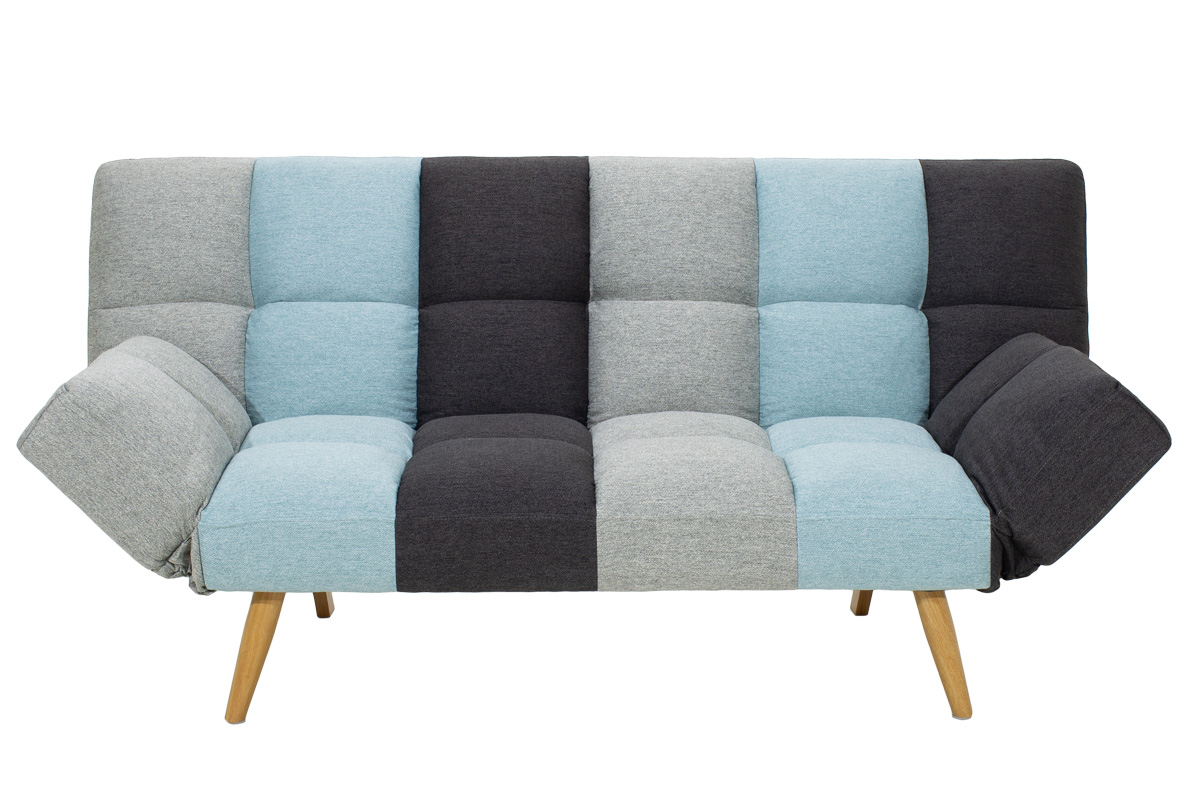 Καναπές - κρεβάτι 3θέσιος Freddo pakoworld με ύφασμα πολύχρωμο 182x81x84εκ 5