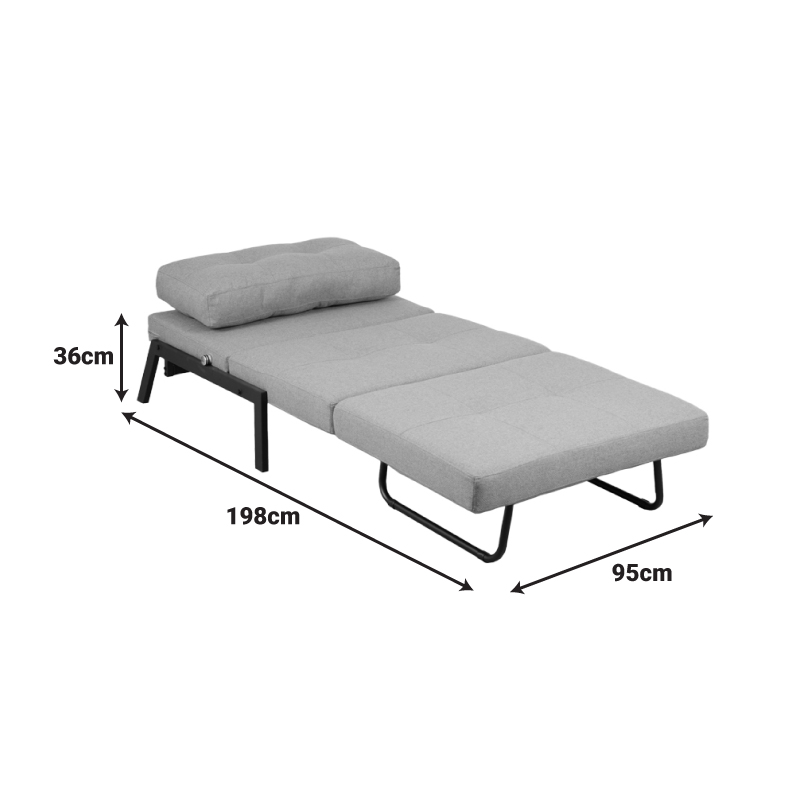 Πολυθρόνα-κρεβάτι Fancy pakoworld ύφασμα σε κίτρινη απόχρωση με μαύρο πόδι 95x98x70εκ 10