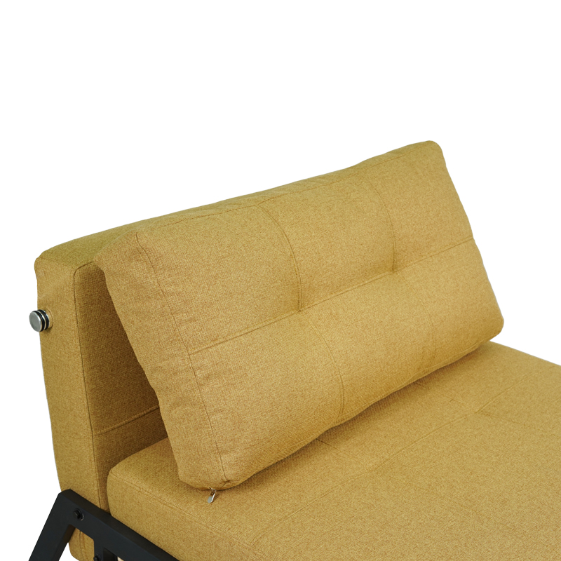 Πολυθρόνα-κρεβάτι Fancy pakoworld ύφασμα σε κίτρινη απόχρωση με μαύρο πόδι 95x98x70εκ 7