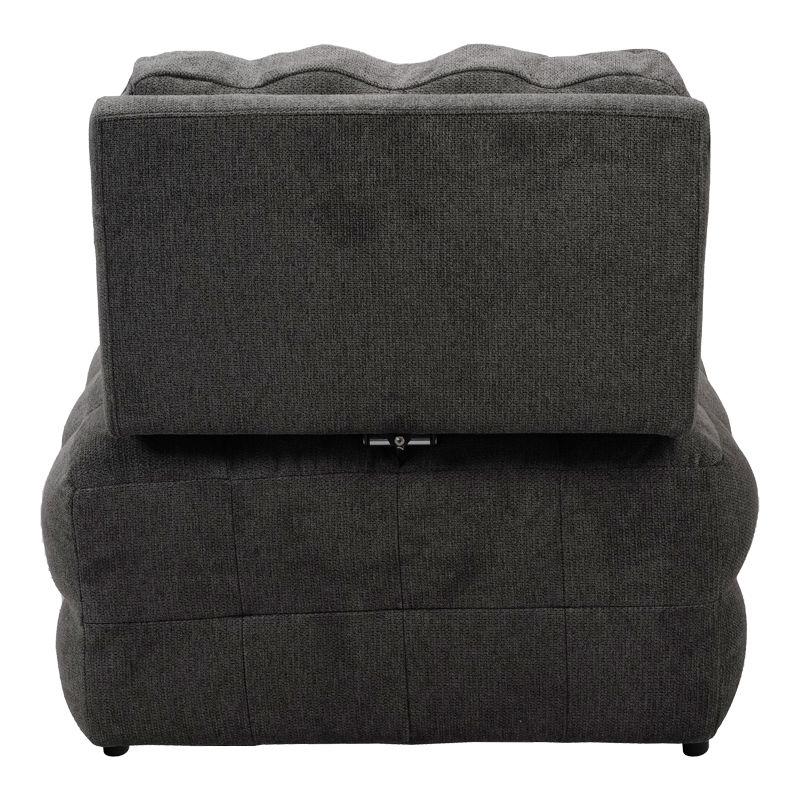 Πολυθρόνα-κρεβάτι Jelica pakoworld γκρι ύφασμα 88x110x86εκ 10