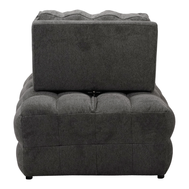 Πολυθρόνα-κρεβάτι Jelica pakoworld γκρι ύφασμα 88x110x86εκ 11