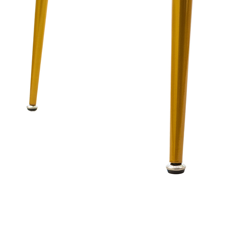 Τραπέζι Paris pakoworld οβάλ γυαλί 8mm σχέδιο μαρμάρου-χρυσό 120x80x75εκ 5