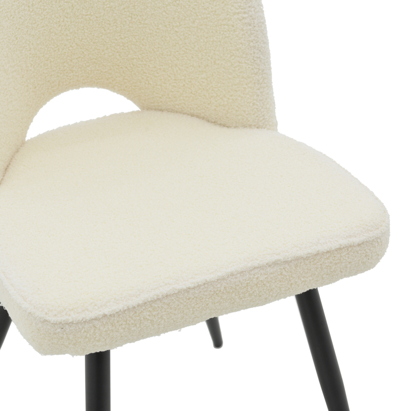 Καρέκλα Renish pakoworld μπουκλέ λευκό-μεταλλικό μαύρο πόδι 49x59x86εκ 7