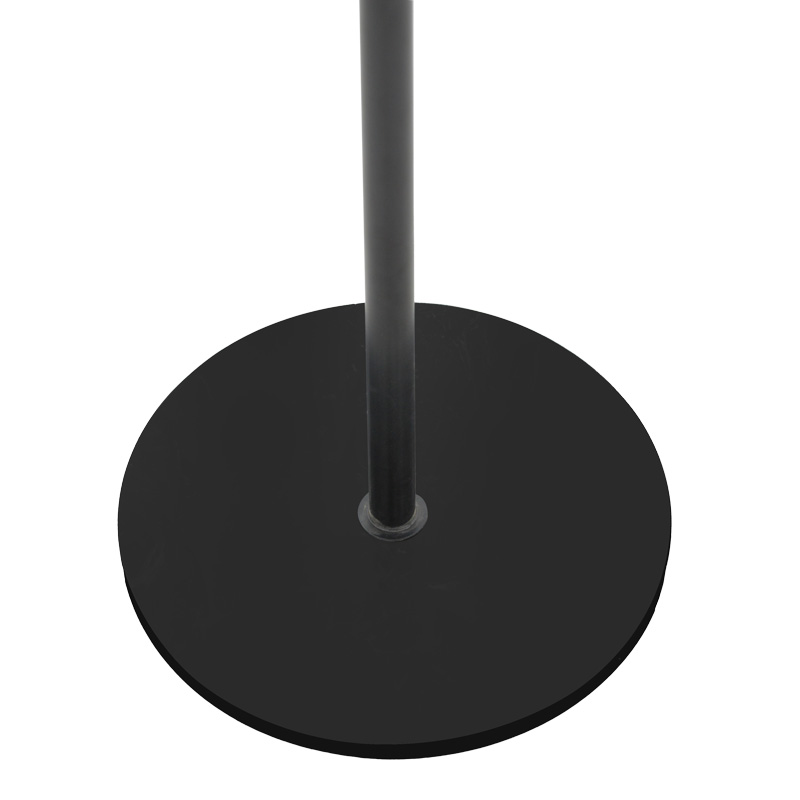 Καλόγερος Fori pakoworld μαύρο μέταλλο 30x30x173εκ 3