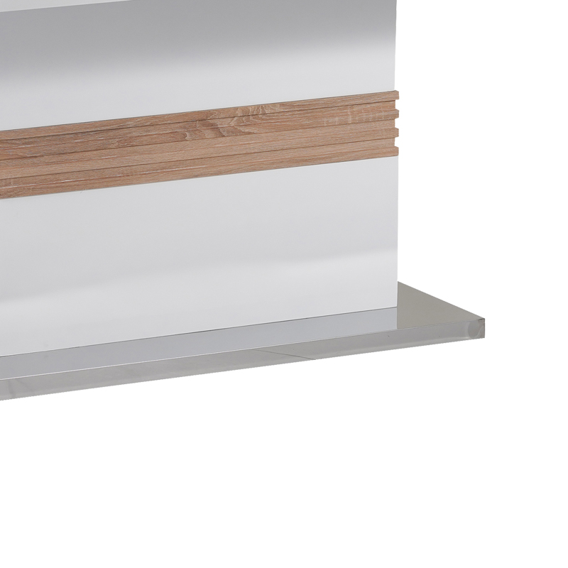 Τραπέζι Zoekrin Inart λευκό mdf 200x100x76εκ 5