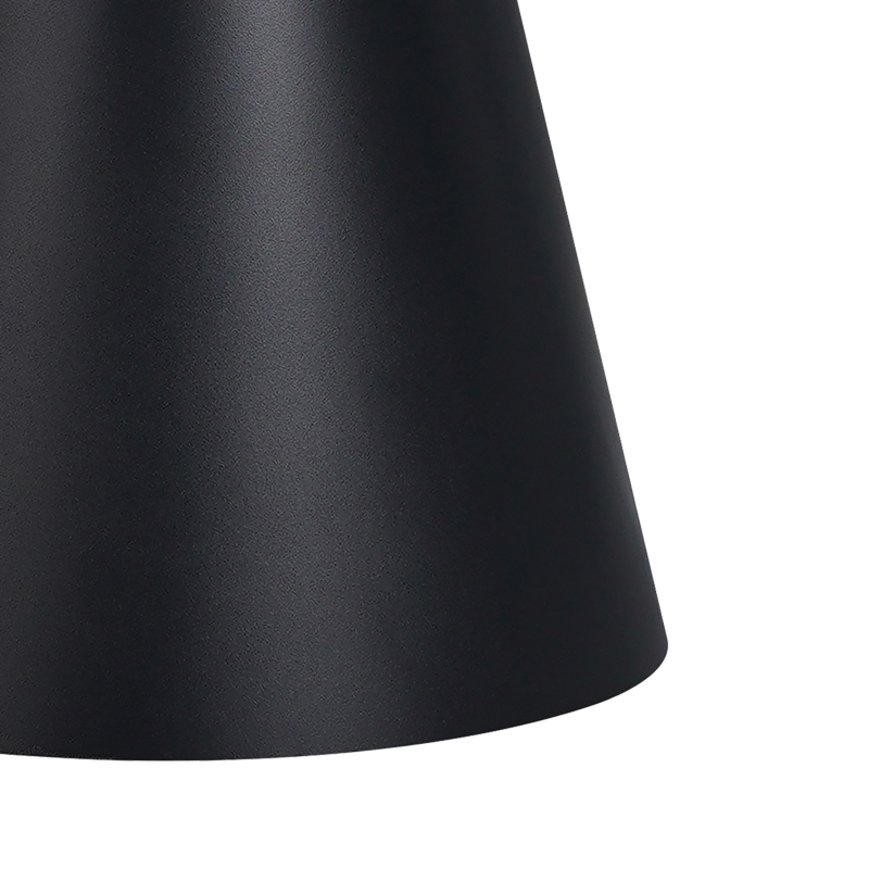 Βοηθητικό τραπέζι Fabrin Inart μαύρο μαρμάρου sintered stone-μαύρο μέταλλο Φ50x46εκ 4