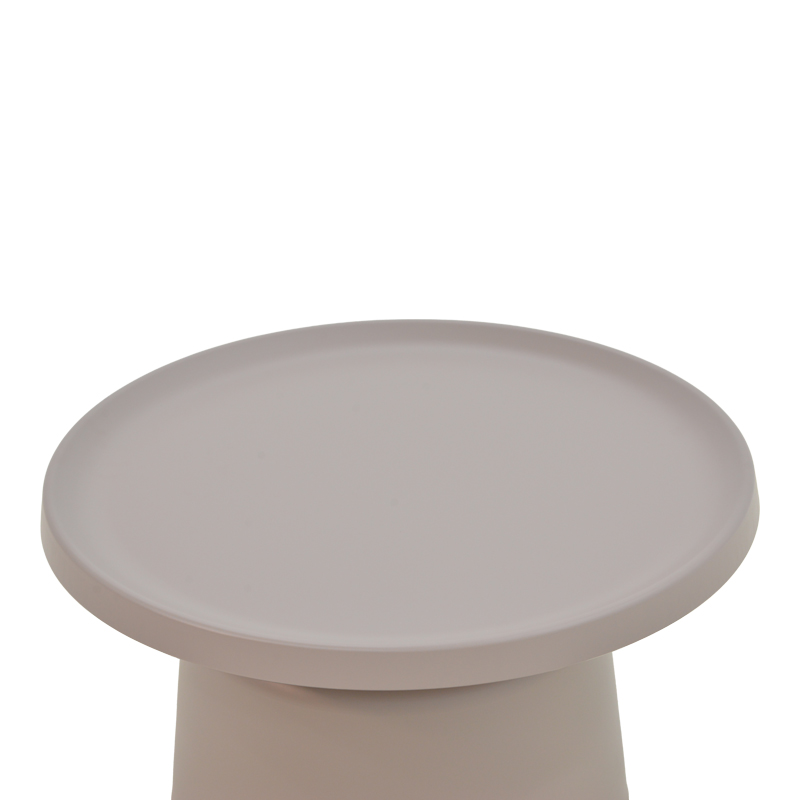 Τραπέζι σαλονιού Ginoze Inart cappuccino μέταλλο Φ70x40εκ 3