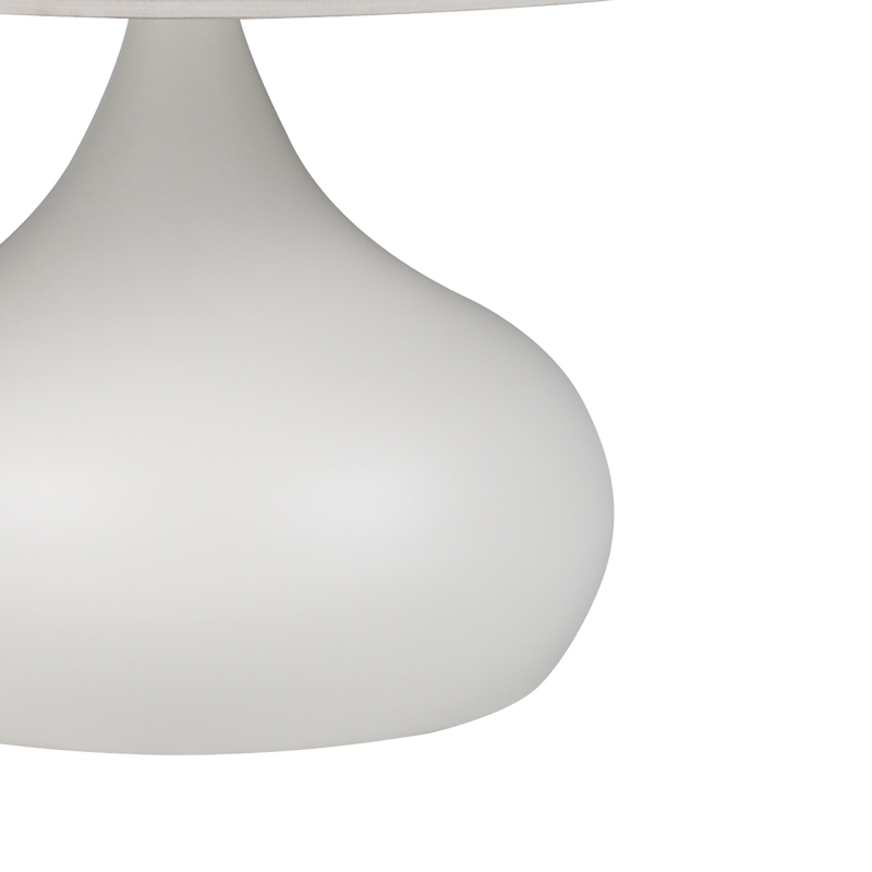 Βοηθητικά τραπέζια Kirkene Inart sintered stone σε απόχρωση λευκό μαρμάρου με λευκό μέταλλο 2τεμ 8
