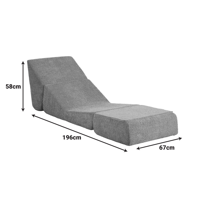 Πολυθρόνα-Κρεβάτι Ferderina pakoworld ύφασμα σε ανθρακί απόχρωση 66x102x73εκ 10