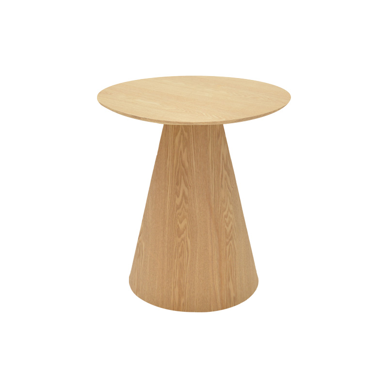 Βοηθητικό τραπέζι Donda pakoworld mdf-μέταλλο sonoma Φ45x46εκ 2