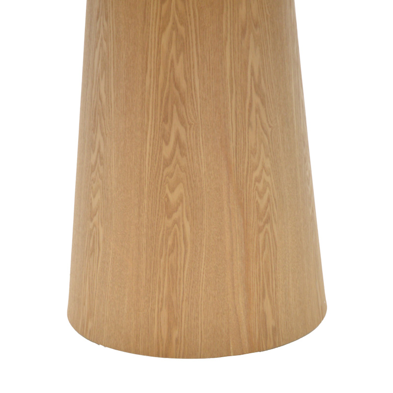 Tραπέζι Donda pakoworld mdf sonoma Φ100x76εκ 4