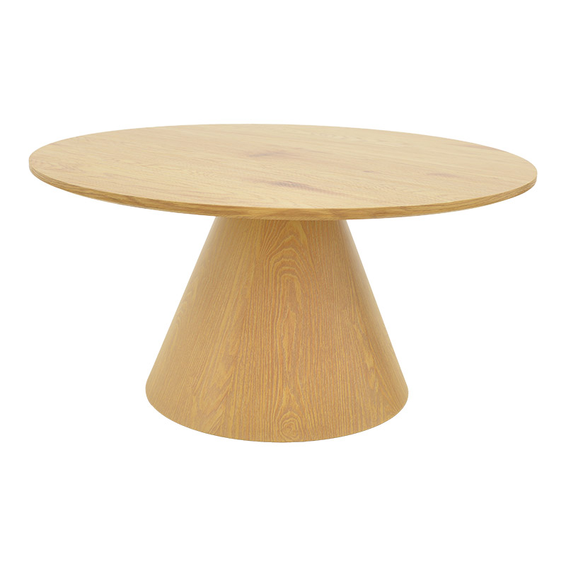 Tραπέζια σαλονιού Donda pakoworld mdf μέταλλο σετ 2τεμ. sonoma 2