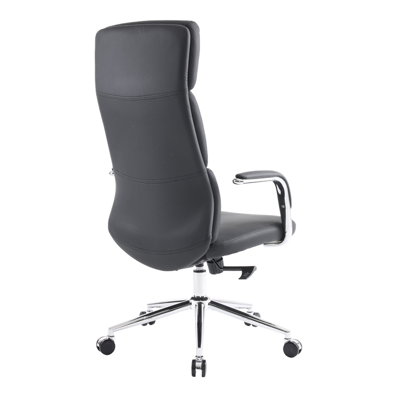 Καρέκλα γραφείου διευθυντή Bendona pakoworld pu σε μαύρη απόχρωση 71x78x119-127εκ 2