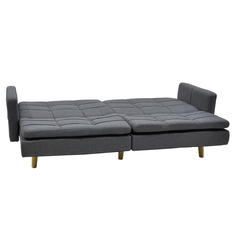 Καναπές-κρεβάτι Flexible pakoworld σε ανθρακί ύφασμα 198x87x76εκ 7