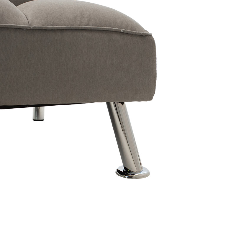 Καναπές-κρεβάτι Rebel pakoworld 3θέσιος με ύφασμα γκρι 189x92x82εκ 6