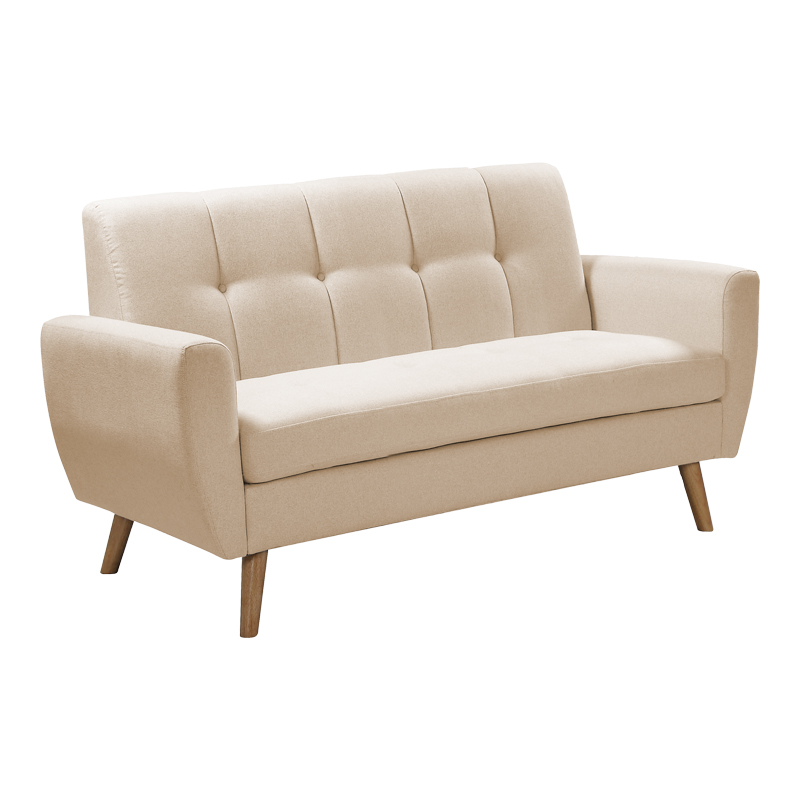 Καναπές Decency pakoworld 2θέσιος ύφασμα μπεζ 149x75x86εκ 2