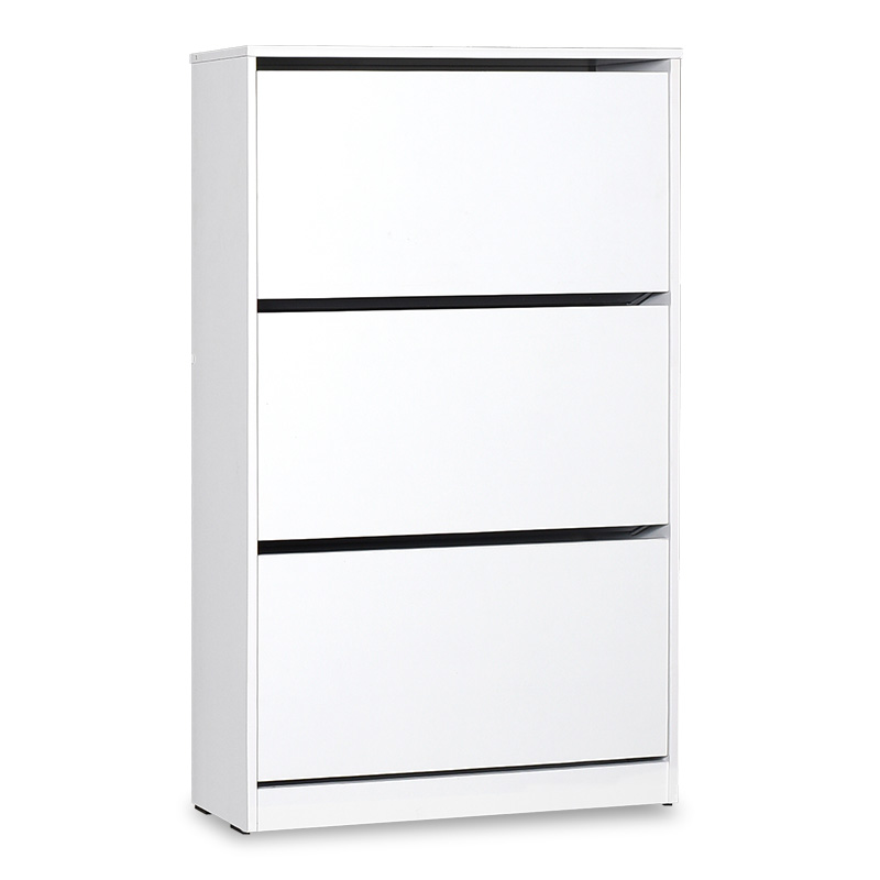 Παπουτσοθήκη ανακλινόμενη Step 18 ζεύγων pakoworld σε χρώμα λευκό 73x26x119εκ 2