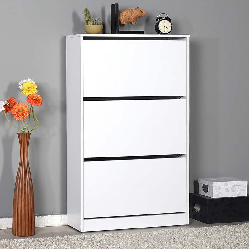 Παπουτσοθήκη ανακλινόμενη Step 18 ζεύγων pakoworld σε χρώμα λευκό 73x26x119εκ 3