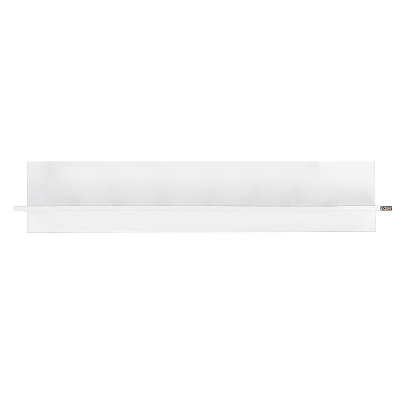 Ραφιέρα Pico pakoworld λευκό gloss 120x20x25εκ 2