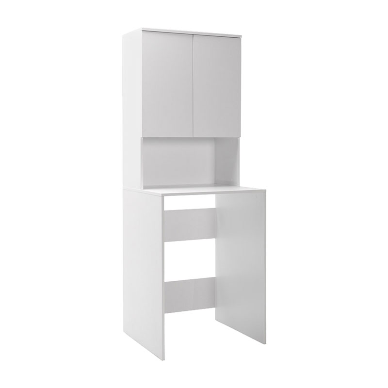 Έπιπλο πλυντηρίου Ryda pakoworld μελαμίνης λευκό 65x60x182εκ 1
