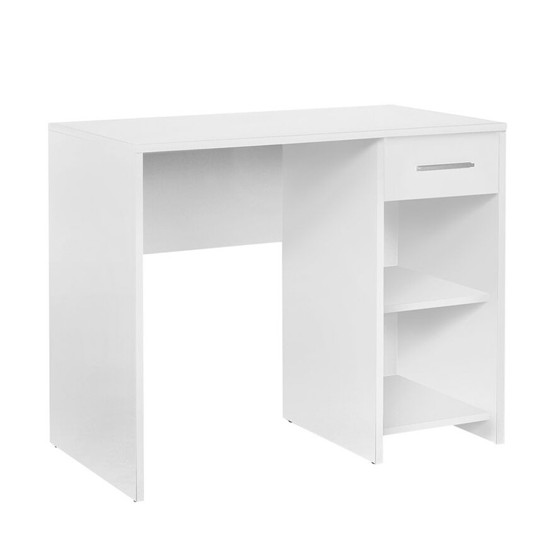 Γραφείο εργασίας Concept pakoworld σε λευκή απόχρωση 90x52x75εκ 1